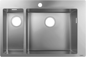 Hansgrohe S71 S711-F655 Zlewozmywak nablatowy 180/450 43309800