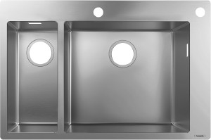 Hansgrohe S71 S712-F655 Zlewozmywak nablatowy 180/450 43310800