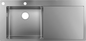 Hansgrohe S71 S718-F450 Zlewozmywak nablatowy 450 z ociekaczem 43332800