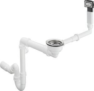 Hansgrohe D16-10 Manualny odpływ z przelewem do komory granitowej 43927000