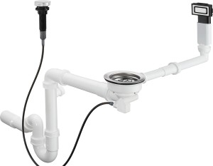 Hansgrohe D14-11 Automatyczny odpływ z przelewem do pojedynczej komory 43931800
