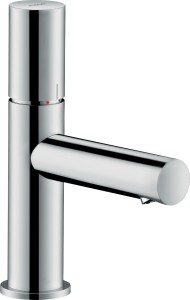 AXOR Uno bateria umywalkowa 80 z uchwytem Zero i odpływem niezamykanym 45005000