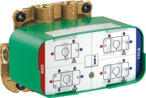 AX One Zestaw podstawowy do modułu termostatycznego, podtynkowy 45710180