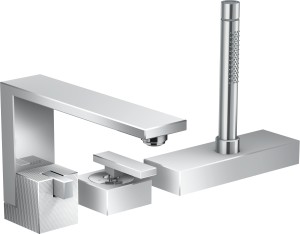 AXOR Edge 3-otworowa jednouchwytowa bateria na brzeg wanny 46431000
