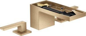 AXOR MyEdition 3-otworowa bateria umywalkowa bez płytki Push-Open 47052140