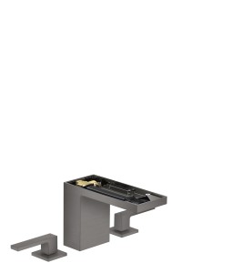 AXOR MyEdition 3-otworowa bateria umywalkowa bez płytki Push-Open 47072340