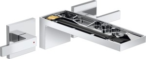 AXOR MyEdition 3-otworowa bateria umywalkowa bez płytki z wylewką 221 mm 47082000
