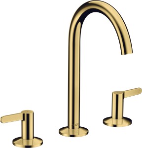 AXOR One 3-otworowa bateria umywalkowa 170 z kompletem odpływowym Push-Open 48050990
