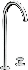 AXOR One bateria umywalkowa 2-otworowa z odpływem Push-Open 48060000