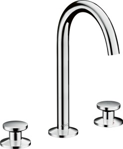 AXOR One 3-otworowa bateria umywalkowa z odpływem Push-Open 48070000