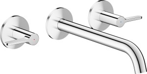 AXOR One 3-otworowa bateria umywalkowa z uchwytami i wylewką 220 mm 48160000