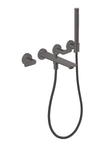 AXOR Citterio C 3-otworowa bateria wannowa z zestawem prysznicowym 49481340