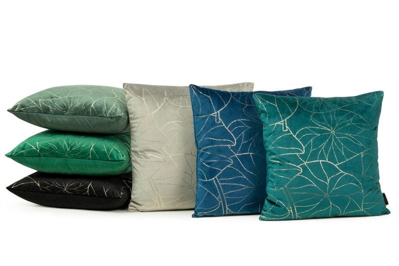 POSZEWKA WELUR VELVET WZÓR 45X45 CM CEGLANA