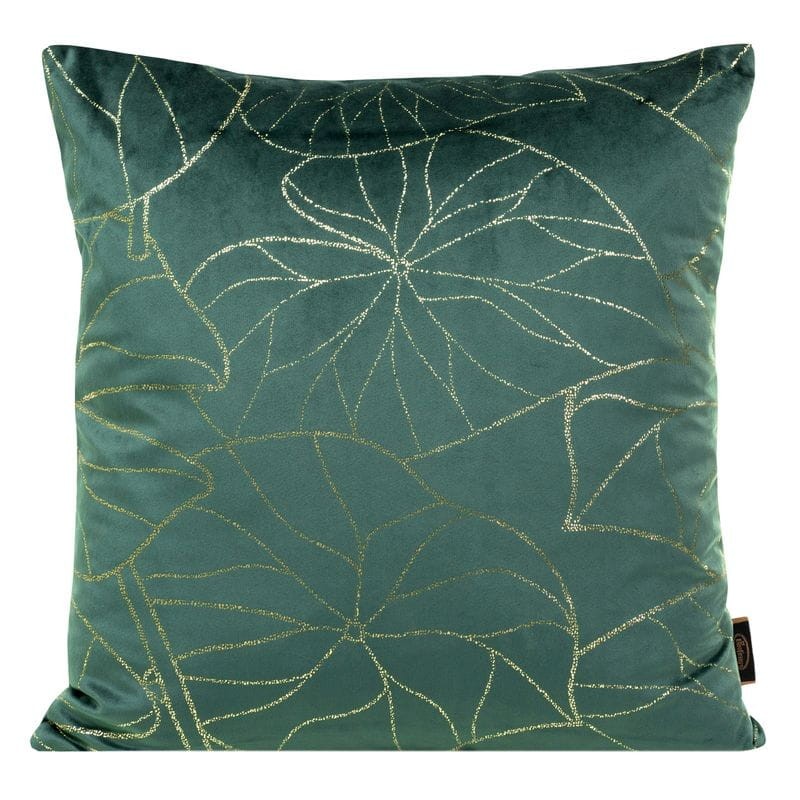 POSZEWKA WELUR VELVET WZÓR 45X45 CM MIĘTOWA