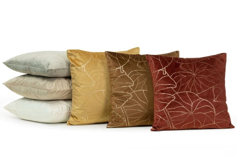 POSZEWKA WELUR VELVET WZÓR 45X45 CM MIĘTOWA