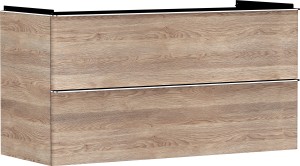 Hansgrohe Xelu Szafka pod umywalkę wiszącą 1180/475, Naturalny Dąb, Chrom