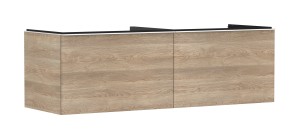 Hansgrohe Xelu Q Szafka pod umywalkę wpuszczaną z 2 szufladami 1560/550 54072700