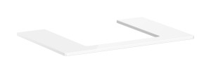 Hansgrohe Xelu Q Blat 780/550 z wycięciem na środku pod umywalkę wpuszczaną 54094050