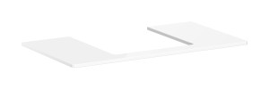 Hansgrohe Xelu Q Blat 980/550 z wycięciem na środku pod umywalkę wpuszczaną 54095050