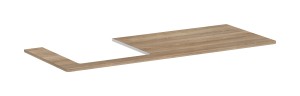 Hansgrohe Xelu Q Blat 1360/550 z wycięciem pod umywalkę wpuszczaną 54097230