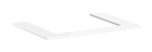 Hansgrohe Xelu Q Blat 780/550 z wycięciem na środku pod umywalkę wpuszczaną 54109050