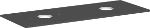 Hansgrohe Xelu Q Blat 1360/550 pod 2 umywalki nablatowe bez otworu 54118910