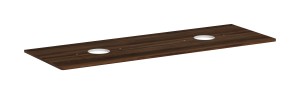 Hansgrohe Xelu Q Blat 1560/550 pod 2 umywalki nablatowe bez otworu 54119630