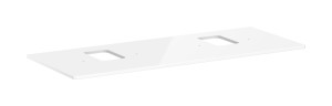 Hansgrohe Xelu Q Blat 1360/550 z wycięciami pod 2 umywalki 54125050