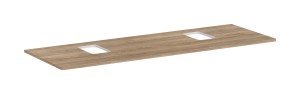 Hansgrohe Xelu Q Blat 1560/550 z wycięciami pod 2 umywalki 54126230