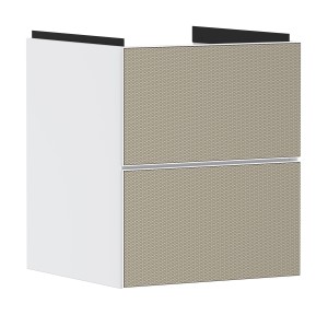Hansgrohe Xevolos E Szafka pod małą umywalkę wiszącą z 2 szufladami 480/475 54172390