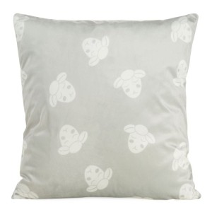POSZEWKA WELUR VELVET 45X45 SREBRNA DLA DZIECI