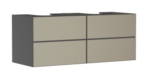 Hansgrohe Xevolos E Szafka pod 2 umywalki z 4 szufladami 1370/550 54198390