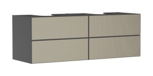 Hansgrohe Xevolos E Szafka pod 2 umywalki z 4 szufladami 1570/550 54201390