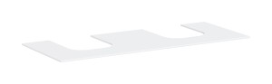 Hansgrohe Xevolos E Blat 1370/550 z wycięciami pod 2 umywalki wpuszczane 54207700