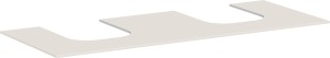 Hansgrohe Xevolos E Blat 1370/550 z wycięciami pod 2 umywalki wpuszczane 54207780