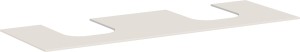 Hansgrohe Xevolos E Blat 1570/550 z wycięciami pod 2 umywalki wpuszczane 54211780