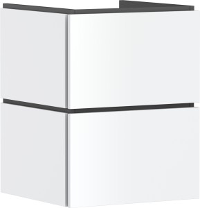 Hansgrohe Xilesa E Szafka pod małą umywalkę wiszącą z 2 szufladami 480/470 54250700