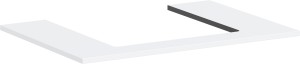 Hansgrohe Xilesa E Blat 780/550 z wycięciem na umywalkę wpuszczaną 54269700