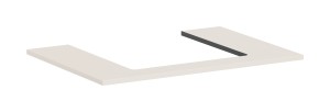 Hansgrohe Xilesa E Blat 780/550 z wycięciem na umywalkę wpuszczaną 54269780