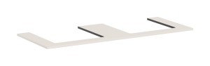 Hansgrohe Xilesa E Blat 1375/550 z wycięciami pod 2 umywalki wpuszczane 54274780