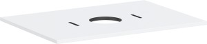 Hansgrohe Xilesa E Blat 780/550 z wycięciem na umywalkę nablatową 54275700