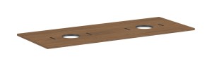 Hansgrohe Xilesa E Blat 1375/550 pod 2 umywalki nablatowe 54280550