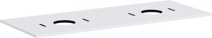 Hansgrohe Xilesa E Blat 1375/550 pod 2 umywalki nablatowe 54280700
