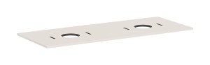 Hansgrohe Xilesa E Blat 1375/550 pod 2 umywalki nablatowe 54280780