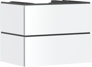 Hansgrohe Xilesa Szafka pod umywalkę wpuszczaną z 2 szufladami PushOpen 54300700