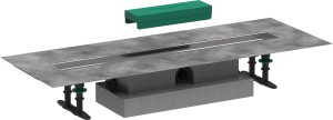 Hansgrohe uBox universal Kompletny zestaw do odpływów liniowych 700 56017180