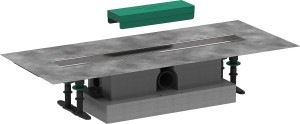 Hansgrohe uBox universal Kompletny zestaw do odpływów liniowych 600 56022180