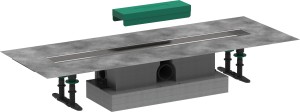 Hansgrohe uBox universal Kompletny zestaw do odpływów liniowych 700 56023180