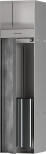 Hansgrohe XtraStoris Rock Wnęka na papier toaletowy z pojemnikiem 56062800