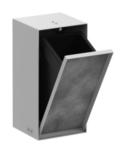 Hansgrohe XtraStoris Rock Wnęka ścienna z koszem na śmieci 300/150/140 56063700